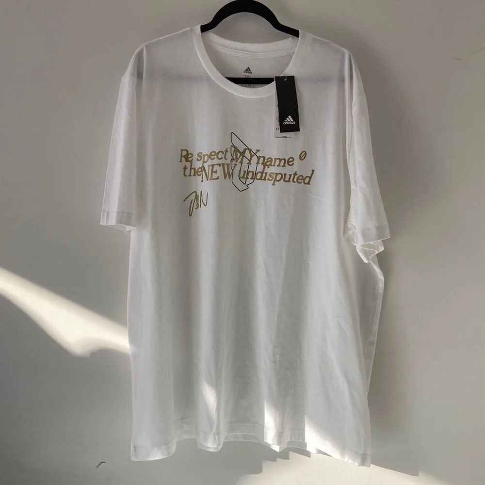 Men's Adidas Dame 8 New undisputed Graphic Tee Size XXL